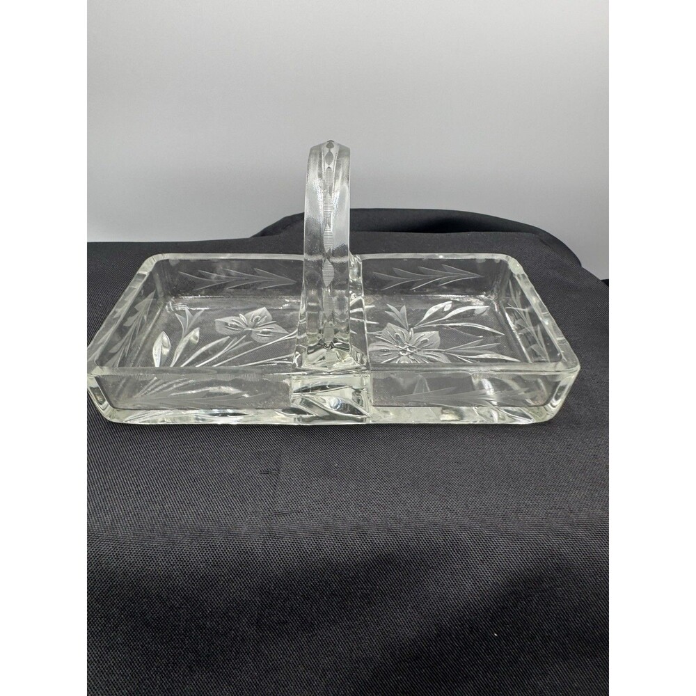 Vintage Butter Dish With Handle